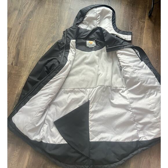 Aubrion Equestrian Women's Black Hooded Jacket - Picture 2 of 6